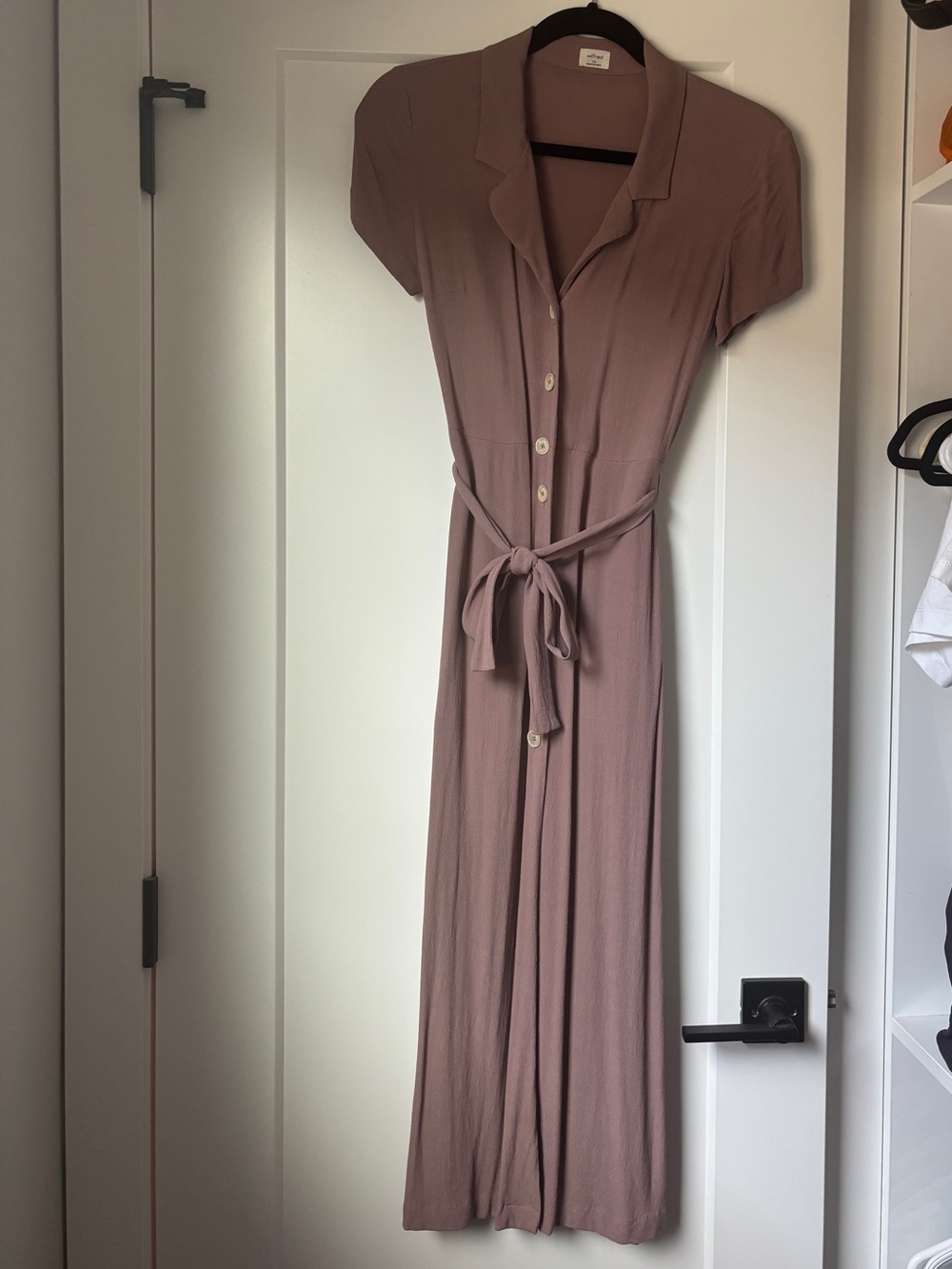 Aritzia Wilfred Button down midi dress size xs